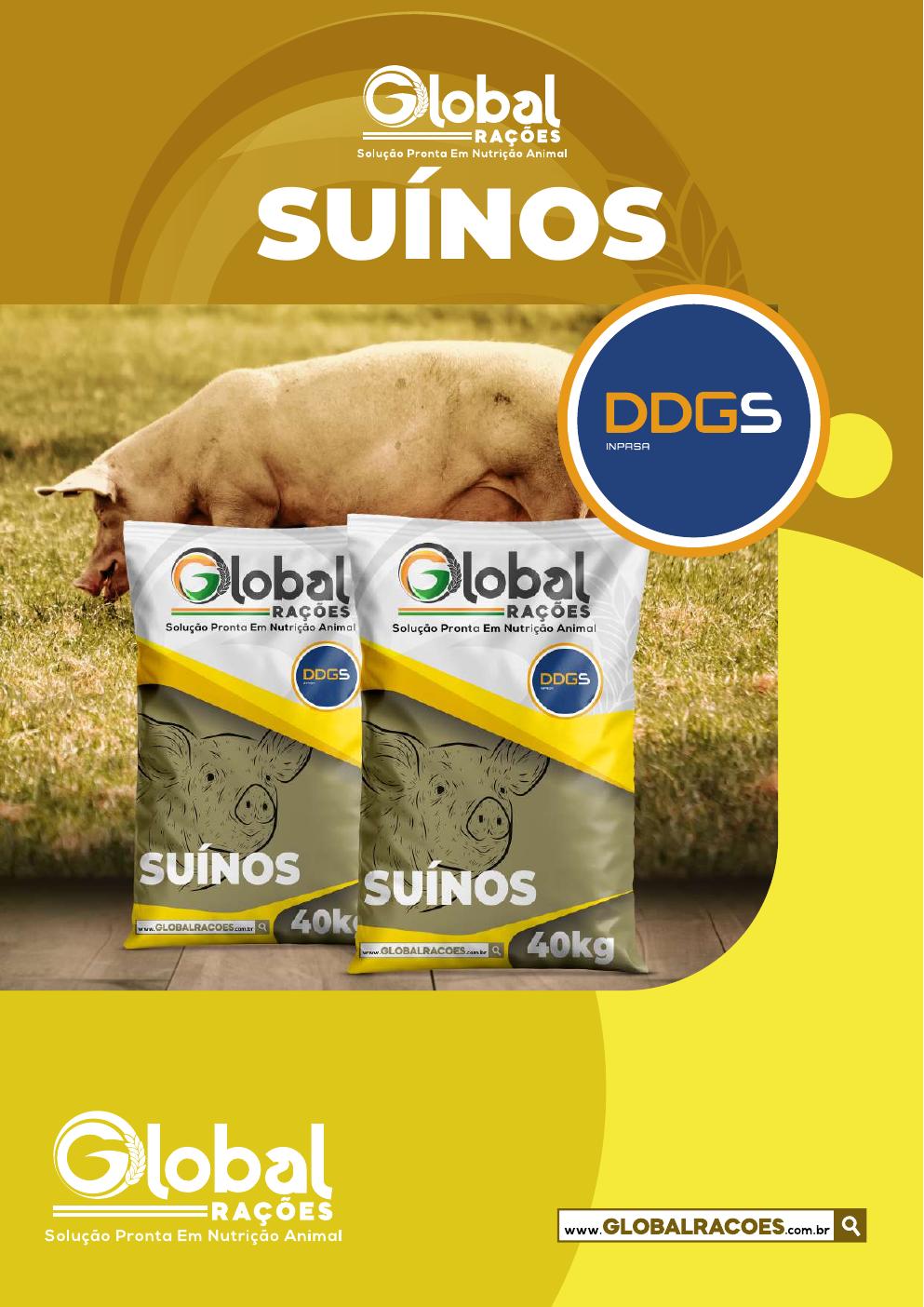 Capa do catálogo de Suínos