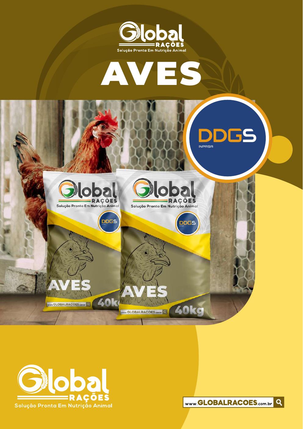 Capa do catálogo de aves